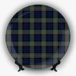 ScotsTee Shop Scottish Fletcher of Dunans Modern Ceramic Tartan Plate