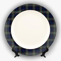 ScotsTee Shop Scottish Fletcher of Dunans Modern Ceramic Tartan Plate
