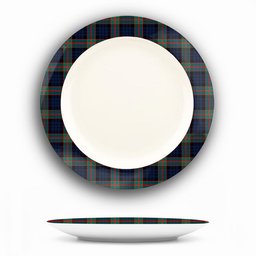 ScotsTee Shop Scottish Fletcher of Dunans Modern Ceramic Tartan Plate