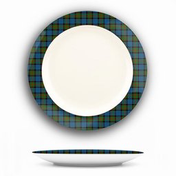 ScotsTee Shop Scottish Fletcher of Dunans Ceramic Tartan Plate