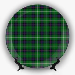 ScotsTee Shop Scottish Donald of The Isles Ceramic Tartan Plate