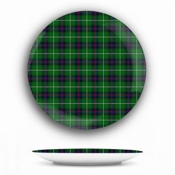 ScotsTee Shop Scottish Donald of The Isles Ceramic Tartan Plate