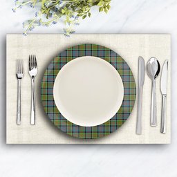 ScotsTee Shop Scottish Donald of Clan Ranald Ancient Ceramic Tartan Plate