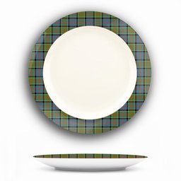 ScotsTee Shop Scottish Donald of Clan Ranald Ancient Ceramic Tartan Plate