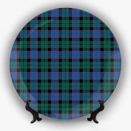 ScotsTee Shop Scottish Fergusson of Balquhidder Modern Ceramic Tartan Plate
