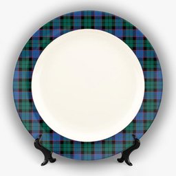 ScotsTee Shop Scottish Fergusson of Balquhidder Modern Ceramic Tartan Plate