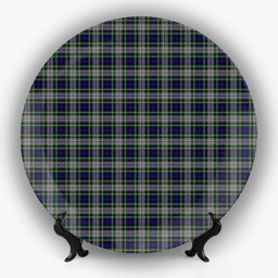 ScotsTee Shop Scottish Davidson of Tulloch Dress Ceramic Tartan Plate