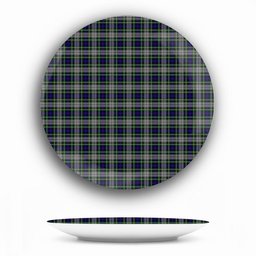ScotsTee Shop Scottish Davidson of Tulloch Dress Ceramic Tartan Plate