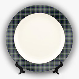 ScotsTee Shop Scottish Davidson of Tulloch Dress Ceramic Tartan Plate
