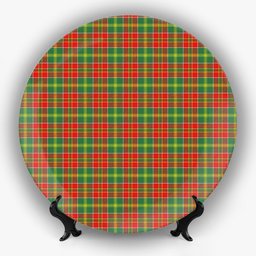 ScotsTee Shop Scottish Donald of Kingsburgh Modern Ceramic Tartan Plate