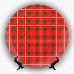 ScotsTee Shop Scottish Duke of Rothesay Modern Ceramic Tartan Plate
