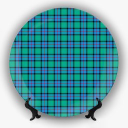 ScotsTee Shop Scottish Flower Of Scotland SC Ceramic Tartan Plate