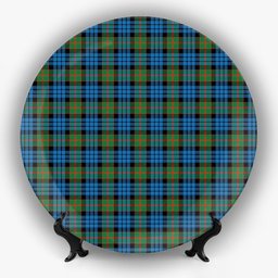 ScotsTee Shop Scottish Fletcher of Dunans Ancient Ceramic Tartan Plate
