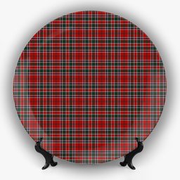 ScotsTee Shop Scottish Donald of Lochmaddy Ceramic Tartan Plate