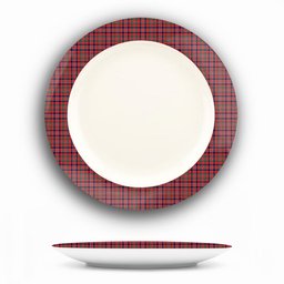 ScotsTee Shop Scottish Donald of Boisdale Modern Ceramic Tartan Plate