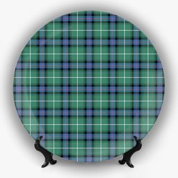 ScotsTee Shop Scottish Donald of the Isles Hunting Ancient Ceramic Tartan Plate