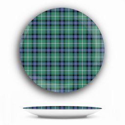 ScotsTee Shop Scottish Donald of the Isles Hunting Ancient Ceramic Tartan Plate