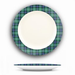 ScotsTee Shop Scottish Donald of the Isles Hunting Ancient Ceramic Tartan Plate