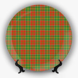 ScotsTee Shop Scottish Donald of Kingsburgh Ancient Ceramic Tartan Plate