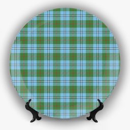 ScotsTee Shop Scottish Irvine of Glentulchan Modern Ceramic Tartan Plate