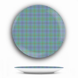 ScotsTee Shop Scottish Irvine of Glentulchan Ancient Ceramic Tartan Plate