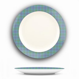 ScotsTee Shop Scottish Irvine of Glentulchan Ancient Ceramic Tartan Plate