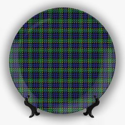 ScotsTee Shop Scottish Hogarth of Firhill Ceramic Tartan Plate