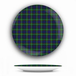 ScotsTee Shop Scottish Hogarth of Firhill Ceramic Tartan Plate