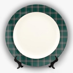ScotsTee Shop Scottish Kelly of Sleat Hunting Ceramic Tartan Plate