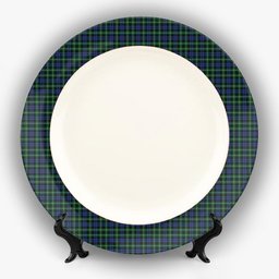 ScotsTee Shop Scottish Graham of Montrose 3 Ceramic Tartan Plate