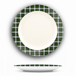 ScotsTee Shop Scottish Gunn Mrs Jane of Kirkhill House Wick Ceramic Tartan Plate