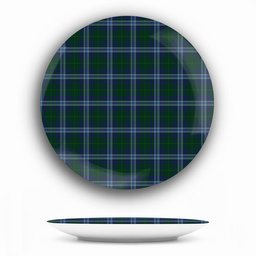 ScotsTee Shop Scottish Jones of Wales Ceramic Tartan Plate