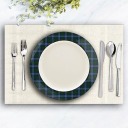 ScotsTee Shop Scottish Jones of Wales Ceramic Tartan Plate