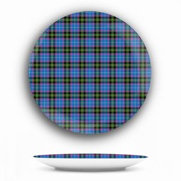 ScotsTee Shop Scottish Lang of Sherbrooke Ancient Clan Ceramic Tartan Plate