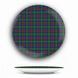 ScotsTee Shop Scottish Hart of Scotland Ceramic Tartan Plate
