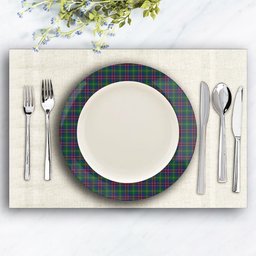 ScotsTee Shop Scottish Hart of Scotland Ceramic Tartan Plate