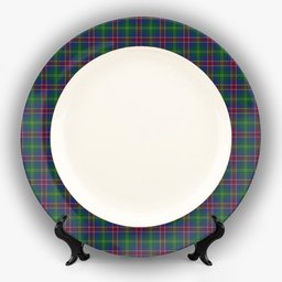 ScotsTee Shop Scottish Hart of Scotland Ceramic Tartan Plate