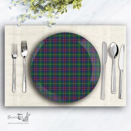 ScotsTee Shop Scottish Hart of Scotland Ceramic Tartan Plate