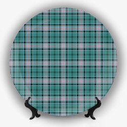 ScotsTee Shop Scottish Kelly of Sleat Hunting Modern Ceramic Tartan Plate