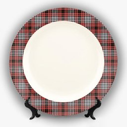 ScotsTee Shop Scottish Little of Morton Rigg Ancient Ceramic Tartan Plate