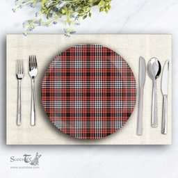 ScotsTee Shop Scottish Little of Morton Rigg Ancient Ceramic Tartan Plate
