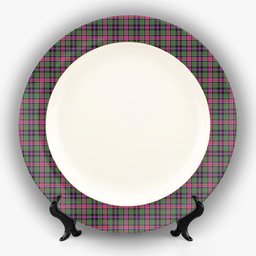 ScotsTee Shop Scottish Graham of Airth Ancient Ceramic Tartan Plate