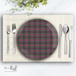 ScotsTee Shop Scottish Graham of Airth Ancient Ceramic Tartan Plate