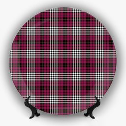 ScotsTee Shop Scottish Little of Morton Rigg Modern Ceramic Tartan Plate