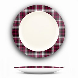 ScotsTee Shop Scottish Little of Morton Rigg Modern Ceramic Tartan Plate