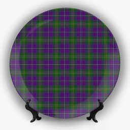 ScotsTee Shop Scottish Hay of Megginch Ceramic Tartan Plate