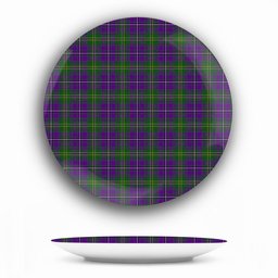 ScotsTee Shop Scottish Hay of Megginch Ceramic Tartan Plate