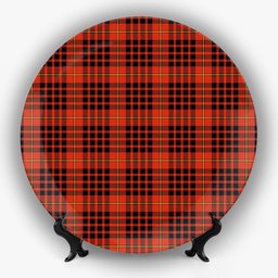 ScotsTee Shop Scottish MacDonald of Ardnamurchan Ancient Ceramic Tartan Plate
