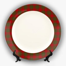 ScotsTee Shop Scottish MacAlister of Glenbarr Ceramic Tartan Plate
