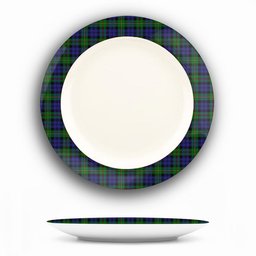 ScotsTee Shop Scottish MacEwan Ceramic Tartan Plate